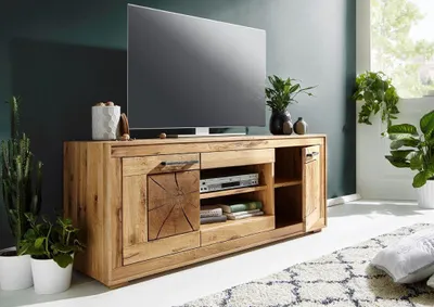 Produktbild von TV Board 150 cm "Danzig" Wildeiche geölt