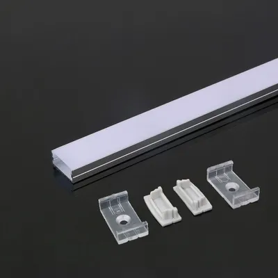 Immagine prodotto di Striscia luminosa a LED - kit di montaggio con diffusore - argento - IP20 - 2M