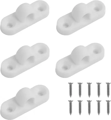 Produktbild von Wandösen für Markisen 8 mm, 5 Stück, Kunststoff, weiß, für Camping