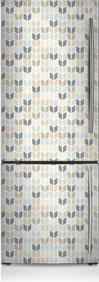 Produktbild von Aufkleber Kühlschrankmagnete Dekoration Kühlschrankfolie 60x190 cm - Geometrische Textur