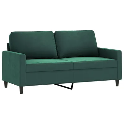 Produktbild von vidaXL 2-Sitzer-Sofa Dunkelgrün 140 cm Samt
