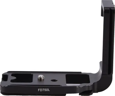 Obrázek produktu pro EBTOOLS pro rychloupínací destičku držáku L Bracket Plate Quick Release Náhradní rukojeť vertikálního držáku L Bracket Plate z hliníkové slitiny pro fotoaparát Nikon D750