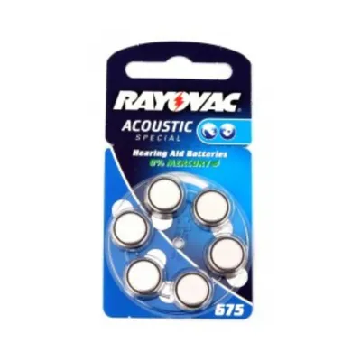 Immagine prodotto di RAYOVAC 04600945416 RAYOVAC Acoustic Special 675 6er Hörgeräte Batterien