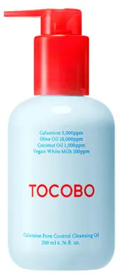 Zdjęcie produktu dla TOCOBO Calamine pore Control Cleansing Oil 200ml - Olejek do demakijażu dla cery problematycznej i tłustej