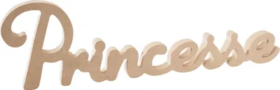 Produktbild von Schriftzug "Princesse", L 37 x H 11 cm cm, MDF-Holz