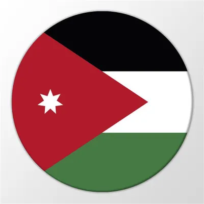 Produktbild von Huuraa Magnet Jordanien Flagge Geschenk Kühlschrankmagnet 59mm Kühlschrankmagnet Flaschenöffner Jordanien Flagge Präsent