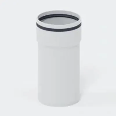 Obrázek produktu pro POLOPLAST trubka, POLO-KAL 3S, s rychlospojkou, DN160, 160x250 mm, PP-MD, bílá, tyč o délce 0,25 m, 1 kus.