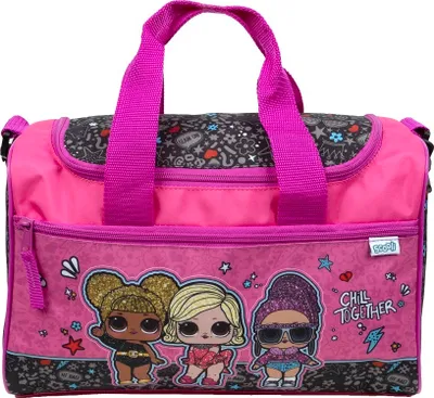 Produktbild von Sporttasche LOL SURPRISE (Maße: ca. 35 x 24 x 16 cm | Material: Polyester | mit Reißverschluss-Hauptfach)