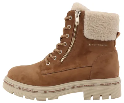 Productafbeelding van Tom Tailor  Damenschuhe Stiefel Schnürer Braun Freizeit
