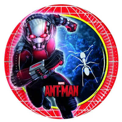 Produktbild von 8 x Ant-Man Pappteller - Groß 23cm