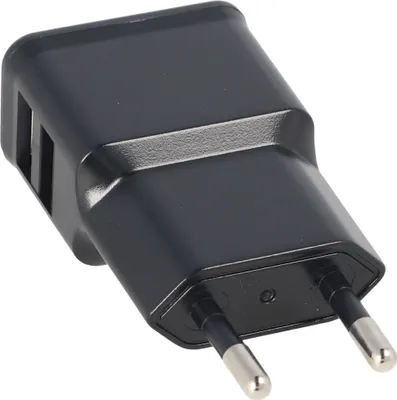 Produktbild von Dual USB-Ladegerät 2,4 A, 2x USB Ausgang, schwarz