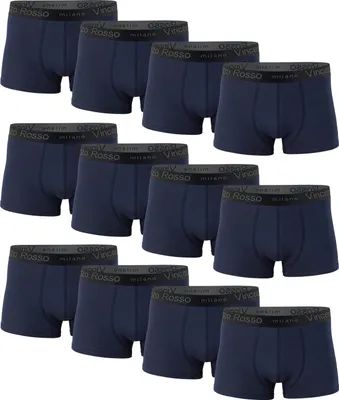 Produktbild von Vincenzo Rosso 12er Pack Boxershorts - Hipster XXL marineblau