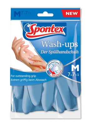 Obrázek produktu pro Mapa Spontex rukavice Wash Ups velikost M s protiskluzovým systémem