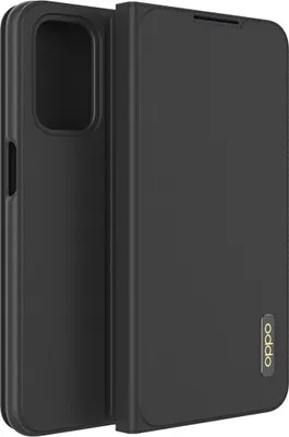 Obrázok produktu pre Oppo, Folio puzdro pre Oppo A54 5G / A74 5G Flip Cover s držiakom kariet, čierne