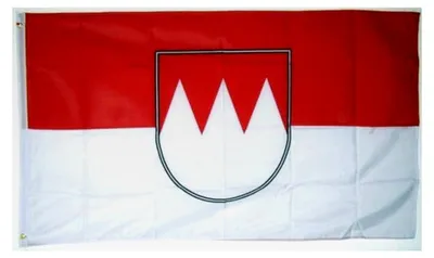 Produktbild von Flagge Franken 90 x 150 cm mit 2 Ösen, 100 g/m² Stoffgewicht