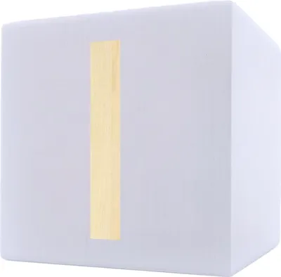 Obrázok produktu pre Drevená kocka s písmenami, 5 x 5 cm, biela, písmeno I