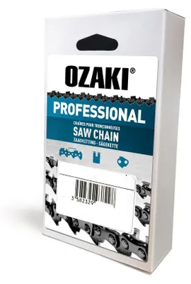Produktbild von Ozaki Pro Sägekette Semi-Quadratisch 3/8 .058 (1,5mm) 88 Treiber