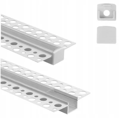 Zdjęcie produktu dla EcoLight GP02 EC20640, listwa LED montowana wpuszczanie, 2 metry, biała