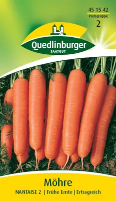Produktbild von Quedlinburger Saatgut - Möhren Nantaise 2 - Samen - 451542
