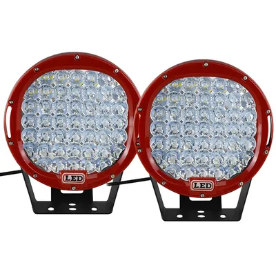 Productafbeelding van LED-werkverlichting, wattage, spotlichtbundel, 2 rode spots van 225W