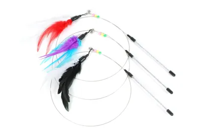 Obrázek produktu pro Mávátko udice s přívěskem – hračka pro kočky