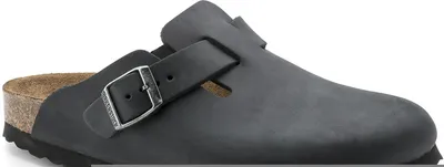 Produktbild von Birkenstock Boston Clogs Nubukleder Normal black Schuhgröße EU 43 (Regular)