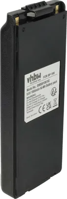 Produktbild von vhbw Akku Ersatz für Icom BP-195, BP-196H, BP-196, BP-196R für Funkgerät, Walkie Talkie (1800 mAh, 9,6 V, NiMH) + Gürtelclip