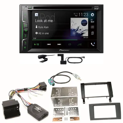 Produktbild von Pioneer AVH-A3200DAB Bluetooth DAB CD Einbauset für Mercedes SLK R171 ab 2008