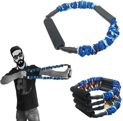 Productafbeelding van FOSER Schietband met Open Boogweerstand Armtrainer Krachttraining Boogspanner 9 kg voor Thuisgebruik en Sport