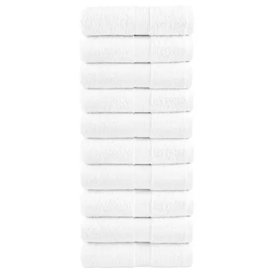 Zdjęcie produktu dla Ręczniki myjące premium, SOLUND 10 szt., białe, 30 x 30 cm, 600 g/m²
