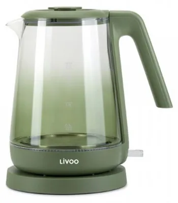 Immagine prodotto di Bollitore elettrico in vetro da 1,7 l e 2200 w Livoo DOD216V