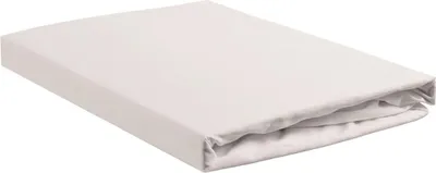 Produktbild von Ambiante Baumwolle-Bambus-Spannbettlaken für 30cm Matratzen Bamboo Uni Farbe White Größe 140x200