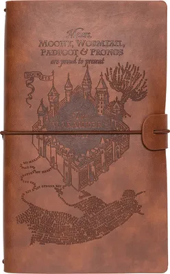 Produktbild von Harry Potter - Kožený cestovní zápisník B6 (hnědý)