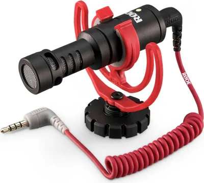 Zdjęcie produktu dla RØDE VideoMicro, Mikrofon do aparatu cyfrowego, -33 dB, 100 - 20000 Hz, Przewodowa, 3,5 mm (1/8"), Czarny