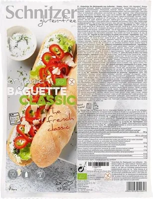 BAGIETKA KUKURYDZIANA BEZGLUTENOWA BIO (2 x 180 g) 360 g - SCHNITZER