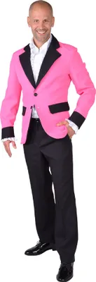 Produktbild von M218293-4-S pink Herren Sakko-Jackett Discojackett Gr.S