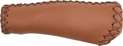 Produktbild von M-Wave ergonomische Griffe 125 mm Kunstleder braun pro Set