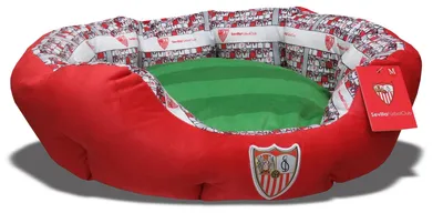 Image de CYPBRANDS, lit pour chien, modèle Sevilla FC, taille L