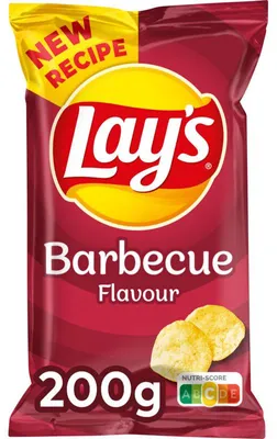 Obrázok produktu pre Lay's BBQ Barbecue Chips s príchuťou šunky, 200 g, chrumkavé a pikantné