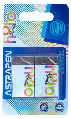 Zdjęcie produktu dla Gumki do mazania Astrapen Astra czarne 2 sztuki