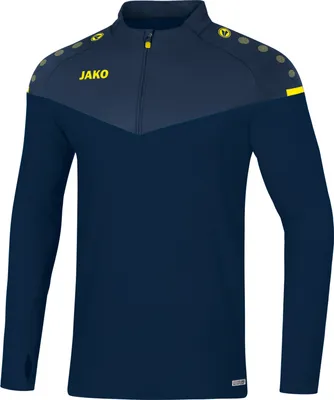 Produktbild von JAKO Uni Ziptop Champ 2.0, Farbe:Marine/Neongelb, Größe:M
