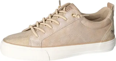 Produktbild von Mustang Damen Schnürschuh rutschfest langlebig pflegeleicht bequem 1272-311, Größe:37 EU, Farbe:Beige