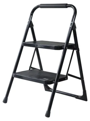 Obrázok produktu pre Dvojstupňový rebrík z robustnej ocele s protiskĺzavými stupňami, výška 475 mm