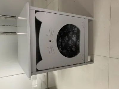 Produktbild von Nachttisch Nachtschrank Beistelltisch Grau