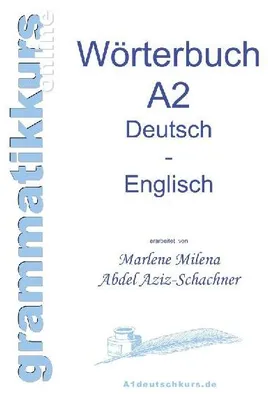 Produktbild von Wörterbuch Deutsch - Englisch Niveau A2