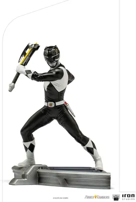 Produktbild von Iron Studios - Power Rangers BDS Art Scale Statue 1/10 Black Ranger 17 cm