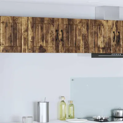 Produktbild von Möbel Wandschrank LUCCA Geräucherte Eiche 80 x 31 x 40 cm - Küchenschränke &2873