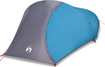 Produktbild von vidaXL Kuppel-Campingzelt 4 Personen Blau Wasserdicht