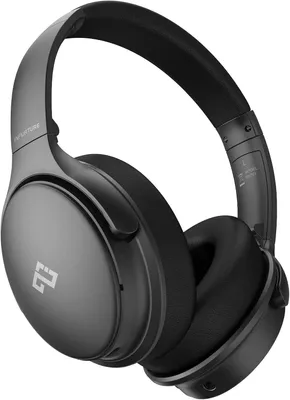 Produktbild von Kabellose Bluetooth Over-Ear-Headset mit ANC, 40h Wiedergabezeit, Deep Bass, Memory Foam, Transparenzmodus & Schnellladefunktion – ideal für Alltag