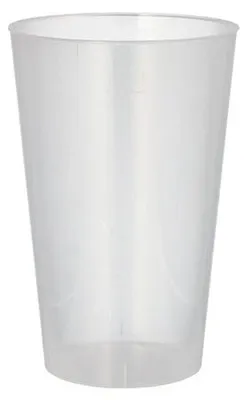 Produktbild von Mehrweg-Trinkbecher PP 0,4 l Ø 8,6 cm · 13 cm transluzent